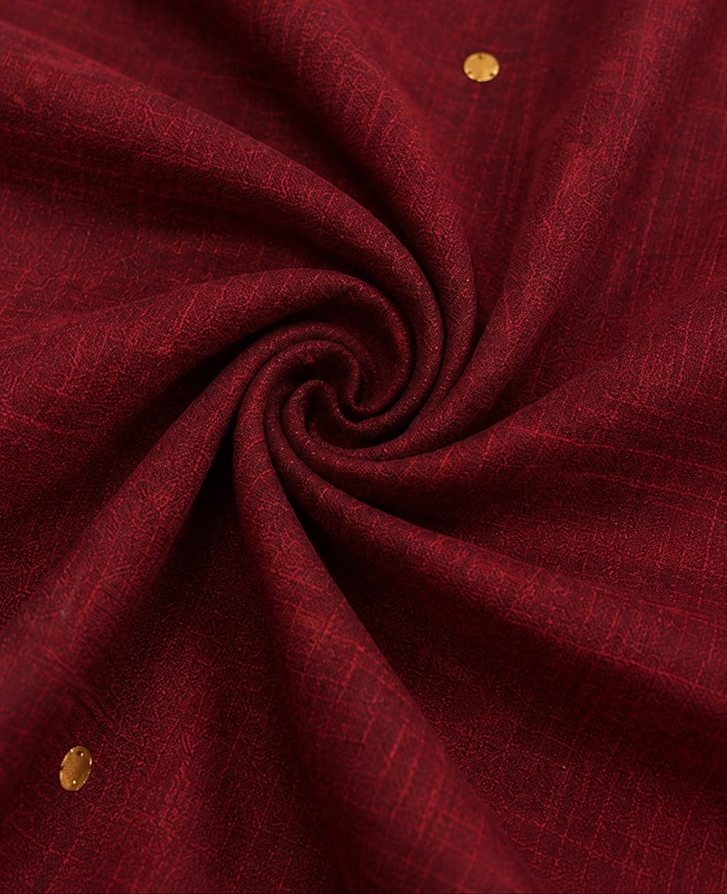 Maroon Khadi Cotton Saree with Subtle Embellished Detail
